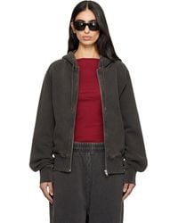 Entire studios - Slim Zip Up Hoodie - Lyst