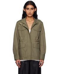 Max Mara - Khaki Leila Jacket - Lyst