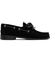 Aeyde - Harris Suede Boat Shoes - Lyst