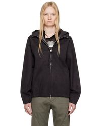 Post Archive Faction PAF - Blouson Suède Synthétique Technique Noir - Lyst