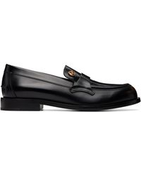 Versace - Manu Leather Loafers - Lyst