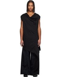 Julius - Umbra Drape Tunic T-Shirt - Lyst