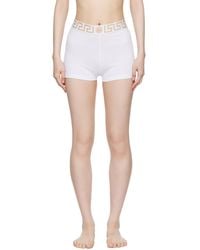 Versace - Greca Border Boy Shorts - Lyst