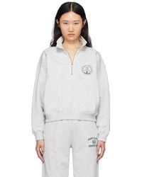 Sporty & Rich - Gray Central Park Sweater - Lyst
