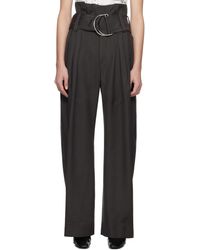 JW Anderson - Gathered Waist D-Ring Trousers - Lyst