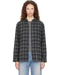 DUNST - Checked Flannel Bd Shirt - Lyst
