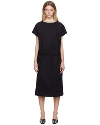 Toogood - Robe courte 'the cheesemonger' noire exclusive à ssense - Lyst