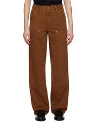 Carhartt - Brown Double Knee Jeans - Lyst