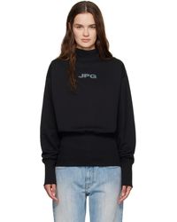 Jean Paul Gaultier - Cropped Crew Neck 'Jpg' Sweatshirt - Lyst