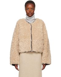 Stand Studio - Charmaine Reversible Faux-shearling Jacket - Lyst