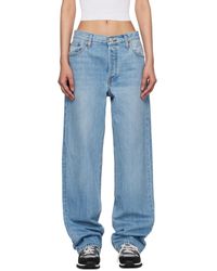 RE/DONE - Loose Long Jeans - Lyst