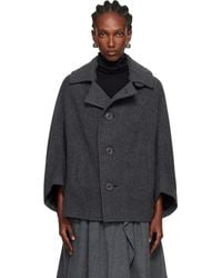 Y's Yohji Yamamoto - U-Irregular Short Sleeve Coat - Lyst