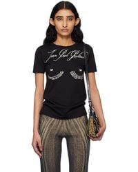 Jean Paul Gaultier - ブラック 'The Tattoo Poem' Tシャツ - Lyst