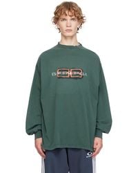 Balenciaga - Logo L/S Large T-Shirt - Lyst