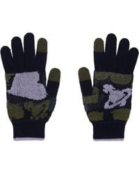 Vivienne Westwood - Khaki Hearts & Orbs Gloves - Lyst