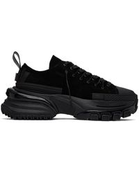 WOOYOUNGMI - Black Double Lace Sneakers - Lyst