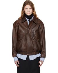 DUNST - Oversized Vintage Leather Jacket - Lyst