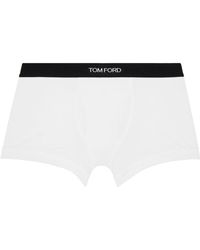 Tom Ford - Boxer blanc à coupe classique - Lyst