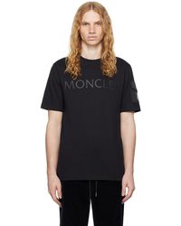 Moncler - Laminated Logo T-Shirt - Lyst