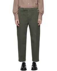 Thom Browne - Cotton Twill Utility Trousers - Lyst