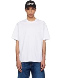 WOOYOUNGMI - Flower Back Logo T-Shirt - Lyst
