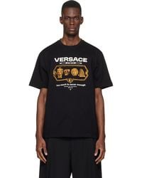 Versace - Compact Cotton-Jersey T-Shirt - Lyst