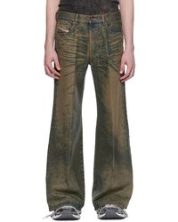 DIESEL - Ssense Exclusive Brown Jeans - Lyst