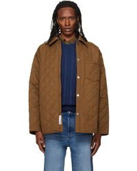 A.P.C. - Quilted Wool Jacket - Lyst