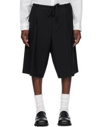 SOSHIOTSUKI - ネイビー Judo ウール ショートパンツ - Lyst