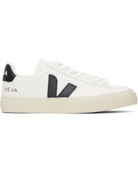Veja - Baskets Campo Blanc Et Noir En Cuir - Lyst