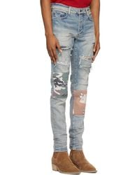 Amiri Jean bleu Military Art Patch