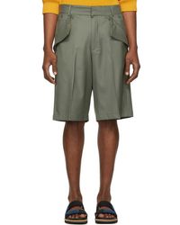 Jacquemus Green Le Short Marin Shorts
