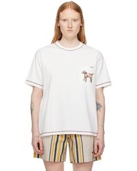 Bode - White Griffon T-shirt - Lyst