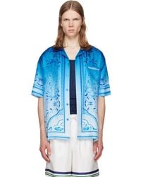 CASABLANCA - Egyptian Rug Camp Collar Short Sleeve Shirt - Lyst