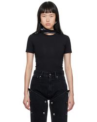Y. Project - Black Triple Collar Baby T-shirt - Lyst