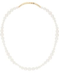C.Chesnais - Wave Pearl Necklace - Lyst