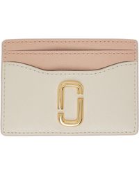 Marc Jacobs - Pink & Off-white 'the Utility Snapshot' Card Holder - Lyst