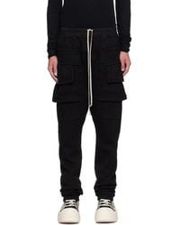 Rick Owens - Tower Creatch Drawstring Cargo Pants - Lyst