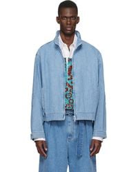 Dries Van Noten - Zip Denim Jacket - Lyst