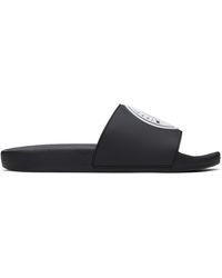 Versace Jeans Couture - ブラック V エンブレム プールスライド - Lyst