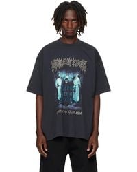 Vetements - Cradle Of Filth 'Vampire Cult' Oversized T-Shirt - Lyst
