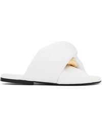 JW Anderson - ホワイト チェーン ツイスト サンダル - Lyst