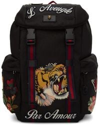 gucci black backpack