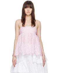 Cecilie Bahnsen - Camisole veronica rose - Lyst