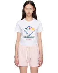 CASABLANCA - Montagne Sportif T-Shirt - Lyst