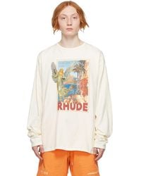 rhude long sleeve t shirt