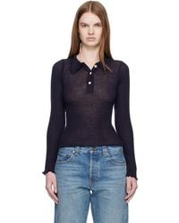 Baserange - Dual Long Sleeve Polo - Lyst