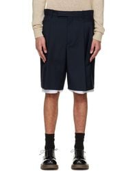 Jil Sander - Wool Canvas Shorts - Lyst