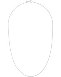 Tom Wood - Curb Chain Slim Necklace - Lyst