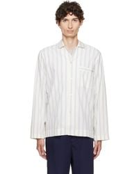 Tekla - Off- & Poplin Long-Sleeved Pyjama Shirt - Lyst